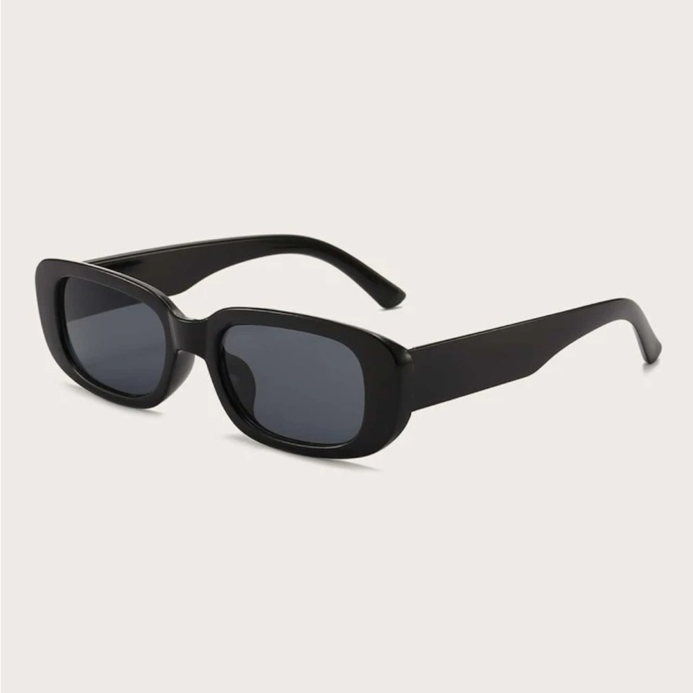 90s style retro square frame sunglasses